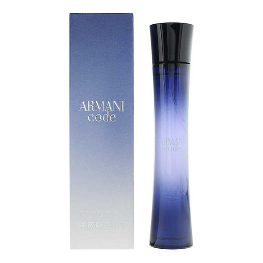 Giorgio Armani Code Pour Femme Eau de Parfum 75ml Spray For Womens Fragrance