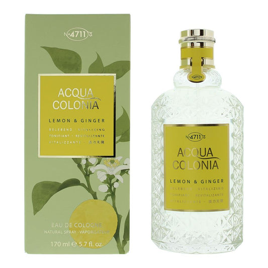 4711 Acqua Colonia Lemon & Ginger Eau de Cologne 170ml Spray Unisex Fragrance