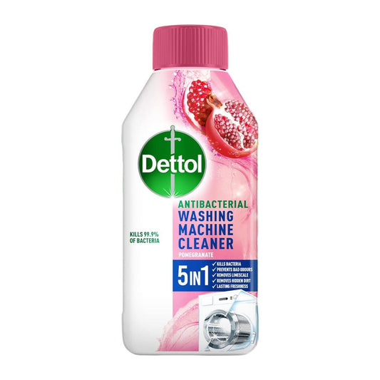 Dettol Washing Machine Cleaner Pomegranate Fresh Floral Scent Liquid 250ml