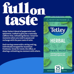 Tetley Tea Green Tea Bags Mixed Fruit Tea 100 Individually Wrapped Sachets