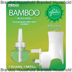 Glade Electric Plugins Scented Oil Refill Air Freshener Bamboo Bliss Song 20ml