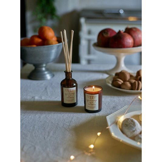 Pan Aroma Orange Spice Fragrance Bundle | Reed Diffuser & Candle Set, Tealights Candle & Pot Pourri
