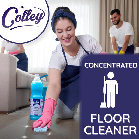 Colley Surface Floor Cleaner Liquid Dirt Remover Fluffy Towels Fragrance 1.5L