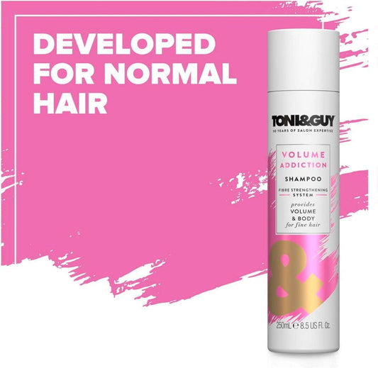 Toni&Guy Volume Addiction Shampoo & Conditioner Hair Volumising Bundle Set 250ml