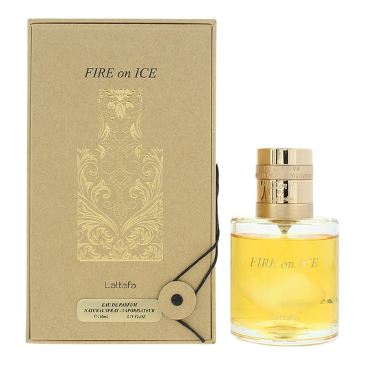 Lattafa Fire On Ice Eau de Parfum 110ml Unisex Fragrance Spray