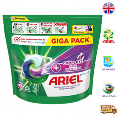 Ariel All In 1 Pods Laundry Detergent Tablets Complete Fiber Protection 60 Wash