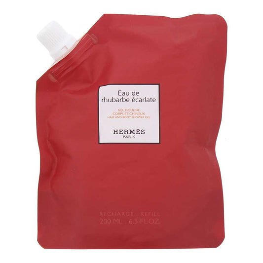 Hermes Eau De Rhubarbe Ecarlate Refill Hair And Body Shower Gel 200ml For Unisex