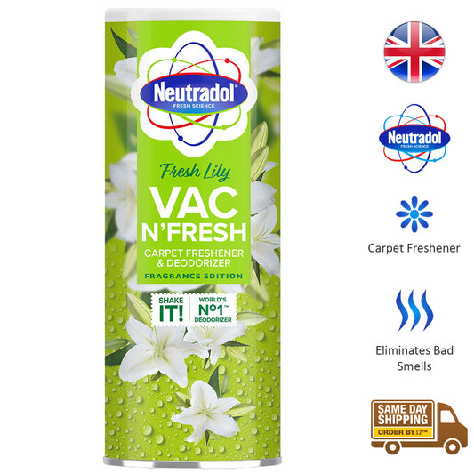 Neutradol Carpet Deodorizer Bad Smell Freshener Fresh Lily 350G