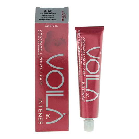 Intercosmo Voila� 3C Intense 3.65 Dark Beaujolais Hair Colour 60ml For Women