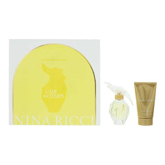 Nina Ricci L'air Du Temps 2 Piece Gift Set: EDT 50ml - Body Lotion 75ml