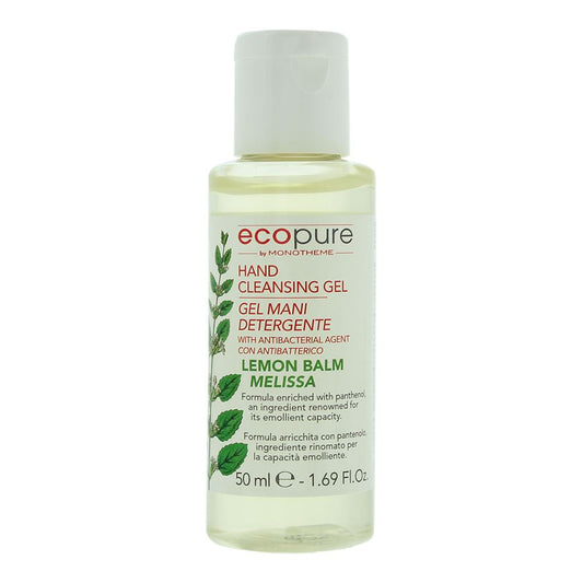 Monotheme Ecopure Lemon Balm Hand Cleansing Gel 50ml For Unisex