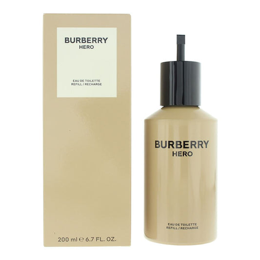 Burberry Hero For Men Eau de Toilette Refill 200ml Mens Fragrance