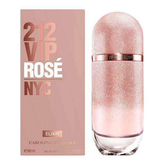 Carolina Herrera 212 Vip Rose Elixir Eau de Parfum 80ml Womens Fragrance Spray
