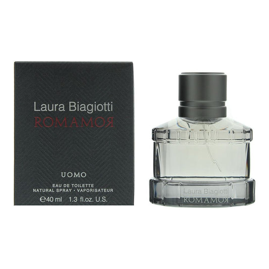 Laura Biagiotti Romamor Uomo Eau de Toilette 40ml Men Spray
