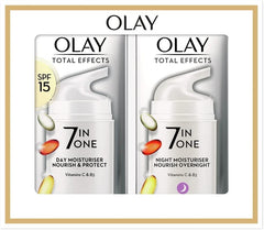 Olay Total Effect 7 In 1 Day Night Treatment Moisturiser Cream Spf15 37ml
