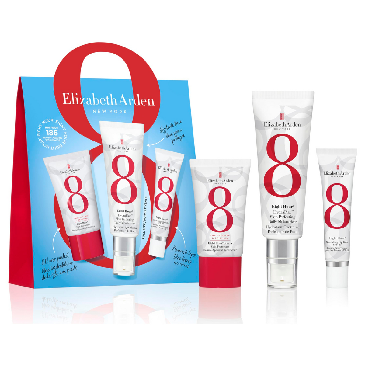 Elizabeth Arden Eight Hour Hydraplay 3 Piece Gift Set Daily Hydrating & Nourishing Skincare