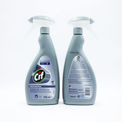 Cif Professional Stainless Steel Surface Cleaning Spray Streak Free Finish 750ml