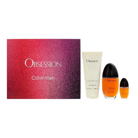 Calvin Klein Obsession For Women 3 Piece Gift Set