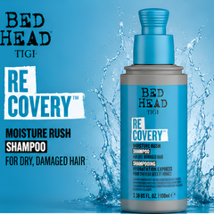 TIGI Bed Head Recovery Moisture Rush Shampoo 100ml for Dry & Damaged Hair