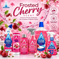 Astonish Frosted Cherry Cleaning Bundle 6 Piece Home Cleaning Set