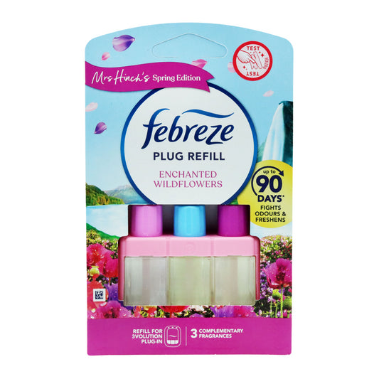 Febreze 3Volution Plug Refill Home Air Freshener Enchanted Wildflower Fragrance