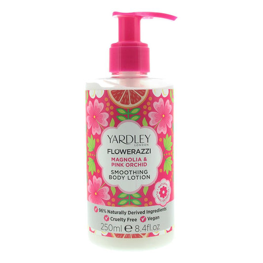 Yardley Flowerazzi Magnolia Pink Orchid Body Lotion 250ml Women