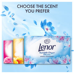 Lenor Spring Awakening Fabric Care Tumble Dryer 34 Sheets Reduce Creasing