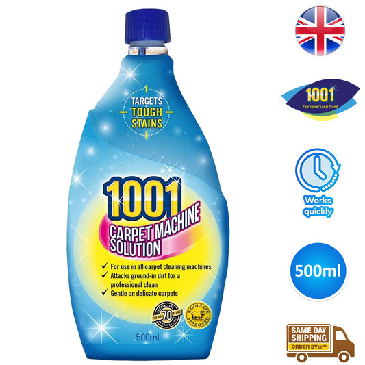 1001 Carpet Cleaning Machine Solution For Tough Stain Dirt 500ml
