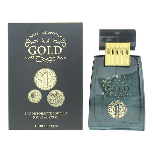 New Brand Gold For Men Eau de Toilette 100ml Mens Fragrance Spray