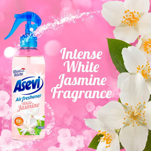 Asevi Air Freshener Spray Bundle For The Home Room & Fabric Freshener 3 X 400ml
