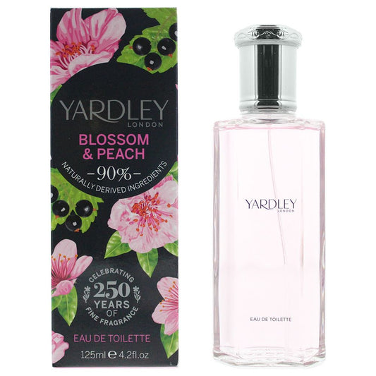 Yardley Blossom & Peach Eau de Toilette 125ml Womens Fragrance Spray