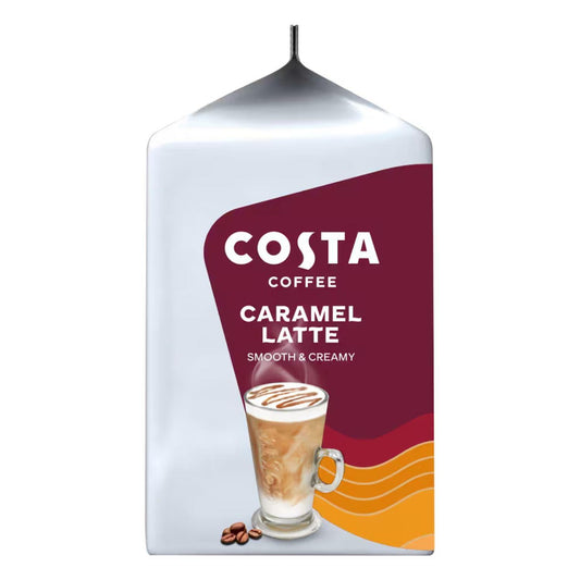 Tassimo Costa Coffee Caramel Latte Drink (6Pcs) 203.4g