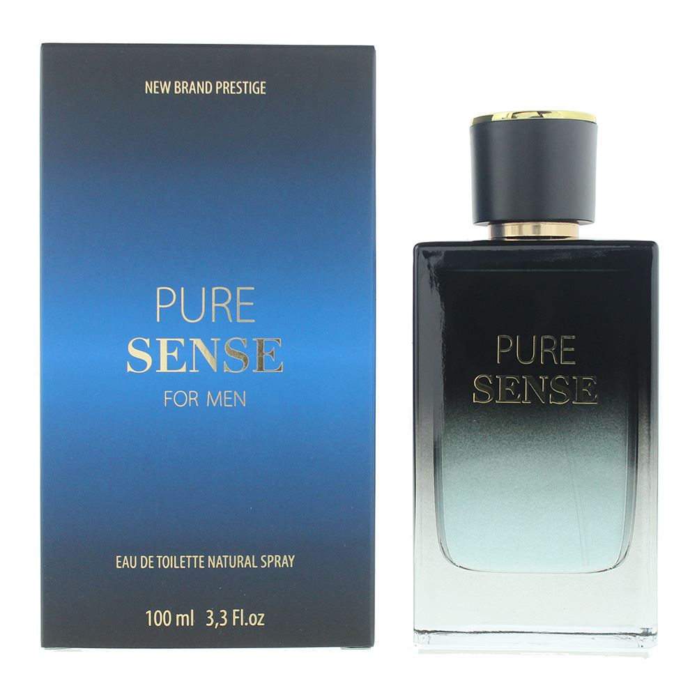 New Brand Prestige Pure Sense For Men Eau de Toilette 100ml Mens Fragrance Spray