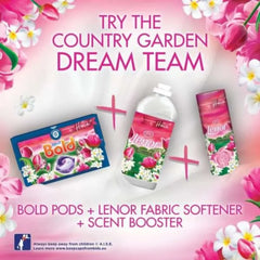 Lenor In Wash Laundry Scent Booster Pink Tulips White Jasmine Infuses Cloth 176G