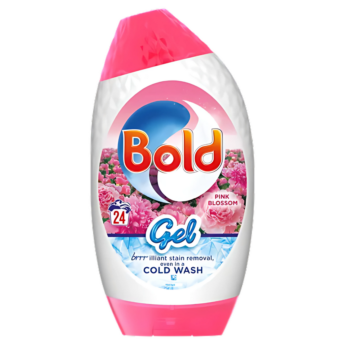 Bold Laundry Detergent Gel Liquid For Clothes Pink Blossom Fragrance 24W 840ml
