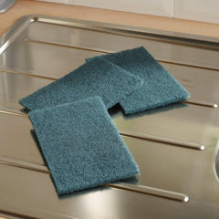 Spontex Heavy Duty Scourer Pads Long Lasting Oven Bbq Grease Cleaner 3Pk