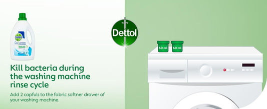 Dettol Laundry Sanitiser Anti Bacterial Cleanser Clothes Fabric Fresh Cotton 1L
