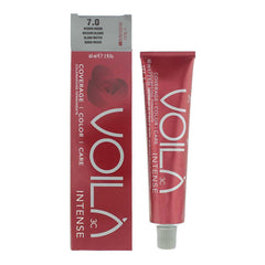Intercosmo Voila 3C Intense 7.0 Medium Blonde Hair Colour for Womens 60ml
