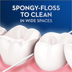 Oral B Super Floss Dental Floss Braces Bridges Wide Spaces 50 Pre-Cut Strands
