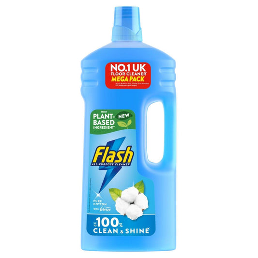 Flash All Purpose Cleaner Pure Cotton 100% Floor Clean & Shine Floor Liquid 1.5L
