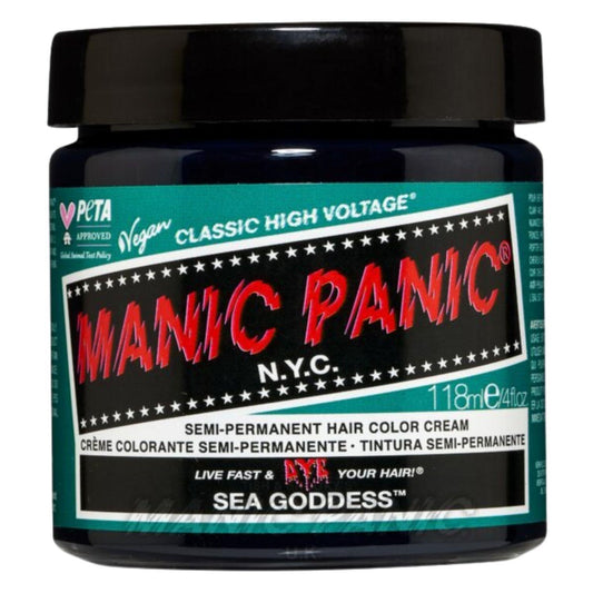 Manic Panic High Voltage Sea Goddess Hair Dye SemiPermanent Color Cream 118ml