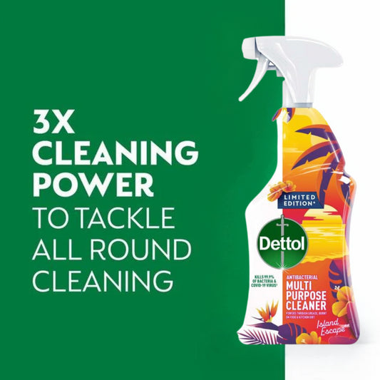 Dettol Anti Bacterial Multi Purpose Cleaner Spray Island Escape 750ml