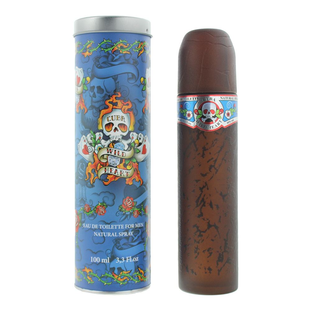Cuba Wild Heart For Men Eau de Toilette 100ml Mens Fragrance Spray