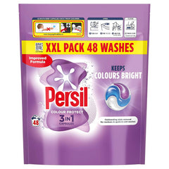 Persil Colour Protect 3 in 1 Laundry Washing Capsules Keeps Colours Bright 48W