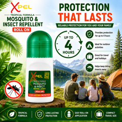 Xpel Mosquito & Insect Repellent Green Bundle | Pump Spray, Roll On, 2pin Plug-In