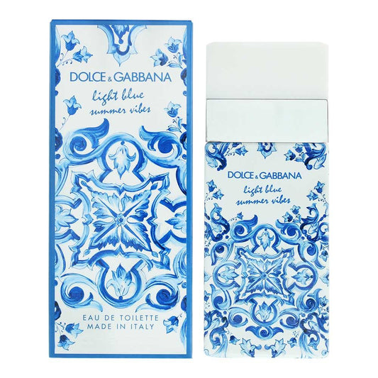 Dolce & Gabbana Light Blue Summer Vibes EDT 50ml Womens Fragrance Spray