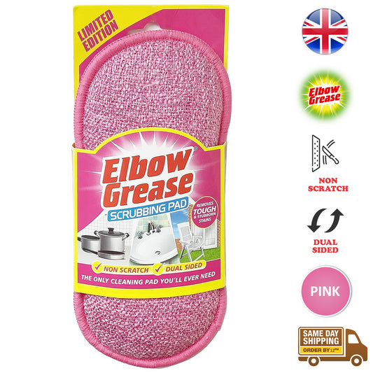 Elbow Grease Cleaning Scrubbing Pad Non Scratch Removes Tough Stains Stubborn
