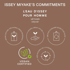 Issey Miyake L'eau D'issey Pour Homme Vetiver EDT 50ml Mens Fragrance Spray
