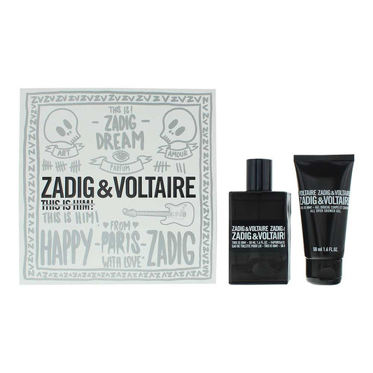Zadig & Voltaire This Is Him! 2 Piece Gift Set: Eau de Toilette, Shower Gel