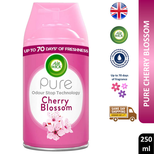 Air Wick Freshmatic Refills Automatic Spray Home Freshener Cherry Blossom 250ml